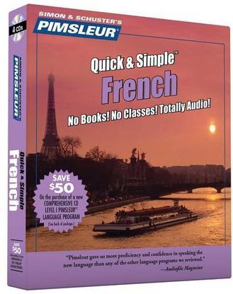 Pimsleur French Quick & Simple Course - Level 1 Lessons 1-8 CD: Volume 1