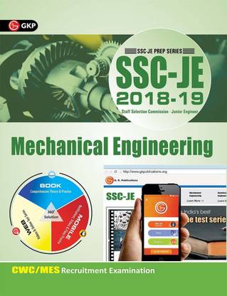 Ssc Je (CWC/Mes) Mechanical Engineering for Junior Engineers Recruitment Examination 2018-19  - Junior Engineer Mechanical Recruitment 2018-19
