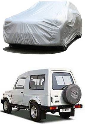 Wild Panther Car Cover For Maruti Suzuki Gypsy MG-410 (Without Mirror Pockets)