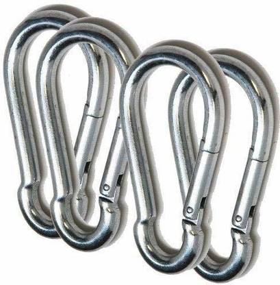SIGNATRON Stainless Steel Spring Snap Hook Carabiner/Hook Swing Connector/Heavy Locking Carabiner
