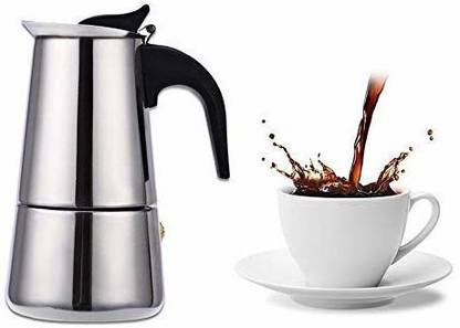 Vayragya mart Espresso / South Indian Filter Coffee 6 Cups Coffee Maker