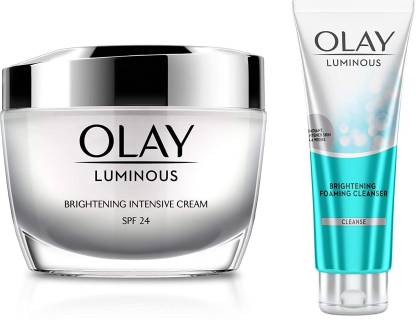 OLAY Luminous Kit ( Brightening Intensive Cream spf 24 50g + Brightening Foaming Cleanser 100g