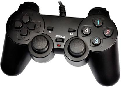 V_GADGETS Game Controllers for Computer Laptop USB 3.0 Wired Dual Shock Joypad for PC Game Hardware Joystick Gamepad 1.5M black  Joystick