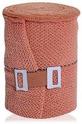 Shop & Shoppee Cotton Roll Crepe Bandage With Fast Edges for Wrist, Arm, Shoulder, Ankle, Calf Pain (10cm X 1.4mtr) Crepe Bandage