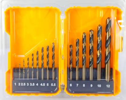 INGCO AKDL51501 15pcs HSS drill bits set HSS Drill Bits Set IHT, Size?1,2,2.5,3,3.5,4,4.5,5,5.5,6,7,8,9,10,12mm, Packed by double blister|Home tools|Hand tools|Power Tools