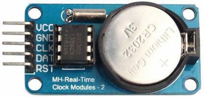 Stookin RTC DS1302 Real Time Clock Module Micro Controller Board Electronic Hobby Kit Timer Counter and Clock Electronic Hobby Kit