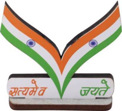 RELISTA India Double Sided Wind Car Dashboard Flag