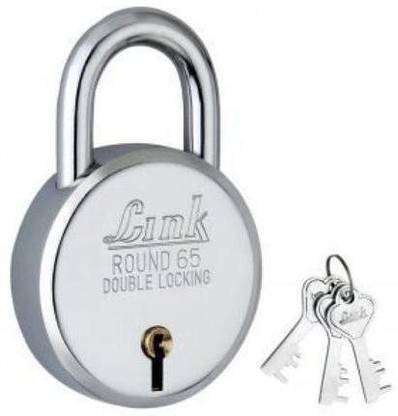Link Round 65mm Hardened Shackle Lock Padlock
