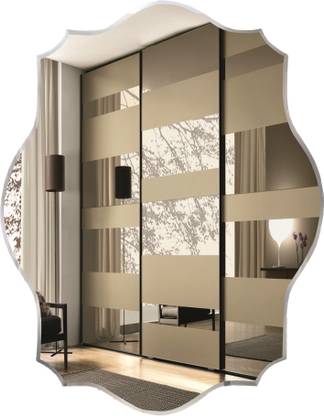 Ammar Glass THE MIRROR Frameless Mirror Wall Mirror Beveled Mirror Size 24" X 30" inch Bathroom Mirror Vanity Mirror Decorative Mirror Decorative Mirror