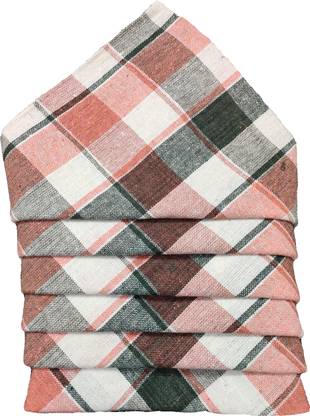 Diversity Kitchen Napkins/ Roti Cover/ Hand Wipe Napkins/ Duster for Kitchen and Table Peach Cloth Napkins