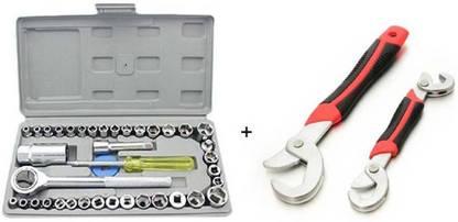 Mass Pro 40 Pcs Socket Set With 2 Pcs Snap & Grip Socket Set