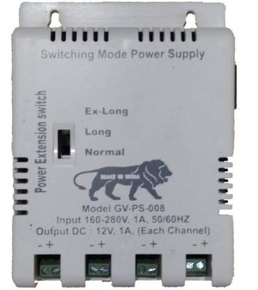 G-vision 8 Channel SMPS for CCTV Worldwide Adaptor