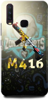 Ignite Back Cover for Vivo Y12,1904,PUBG, Kar98, M416, AKM, AWM, DP28 Free Fire, Army,Drop,pubg,gun