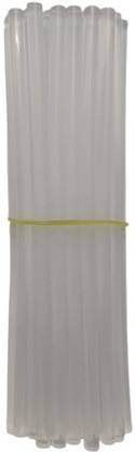 RJV Global HOT MELT GLUE STICKS, 7 mm Transparent Glue Sticks -Set of 60, Length 8 inch,Glue Sticks for DIY and Craft Work Adhesive