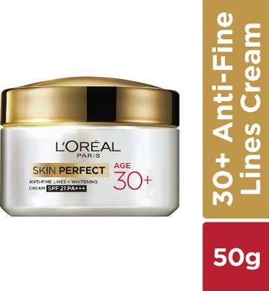 L'Oréal Paris Skin Perfect 30+ Anti-Fine Lines Day Cream with SPF21 PA++ |Anti-Aging & Glowing