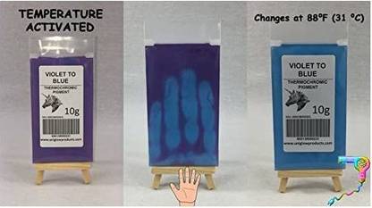 UNIGLOW PRODUCTS Uniglow Thermochromatic Pigment (5G, Violet To)