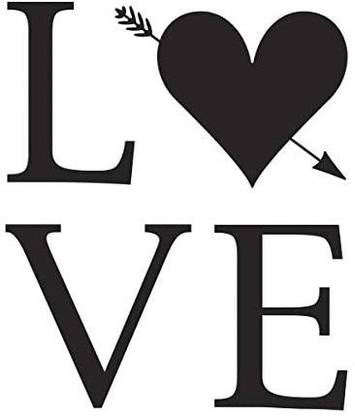 Darice Embossing Folder: Love, 4.25 X 5.75"