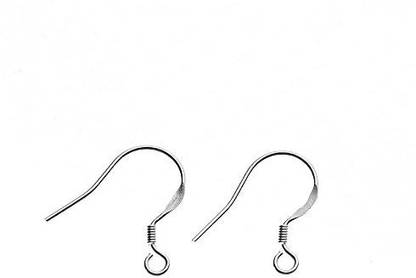 HI-BOOM 50 Pcs 925 Sterling French Wire Earring Hooks