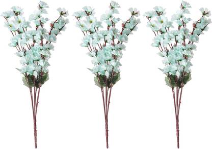 Corsage Blue Orchid Flower 3 Bunchs Blue Orchids Artificial Flower