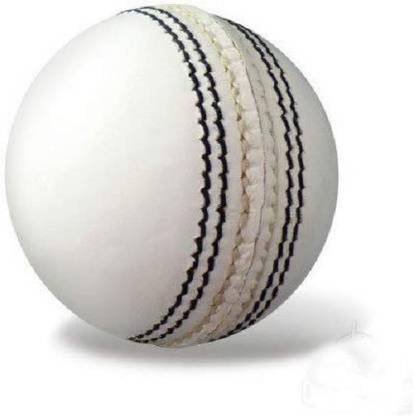 न्यू एरा बाय सांची New Era Tennis Cricket Leather Soft Season Ball (White) Cricket Leather Ball क्रिकेट लेदर बॉल