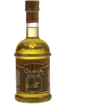 Colavita 100% Authentic Italian Naturally Pure Olive Oil Glass Bottle