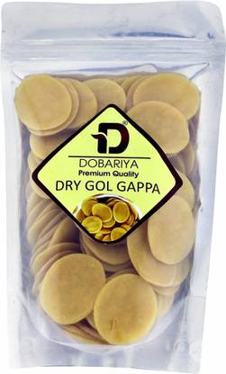 DOBARIYA Home Made Ready To Fry Dry Gol Gappa / Panipuri Fryums 1kG
