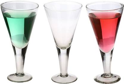 Somil (Pack of 3) Multipurpose Drinking Glass -B1882 Glass Set Wine Glass