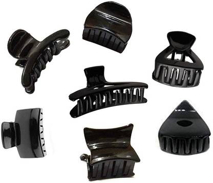 BHARATGAURAV Hair Clutch Claws Clips Combo of 7 Bun Clip