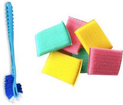 SBTs HOME CLEANING SET TOILET BRUSH / SCRUB PAD Toilet Brush, Scrub Pad Toilet Brush, Scrub Pad