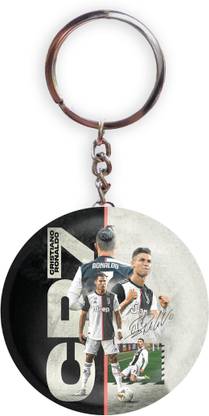 HOLA Grey Color Cristiano Ronaldo Cr7 D1 Pack of 1 Bottle Opener Key Chain