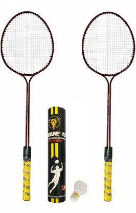 Scorpion Nova Badminton Racket Set with feather shuttlecock Badminton Kit