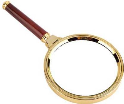 GLOBEHUB HUB Retro style Hand held 90mm 10x magnifying glass 10x magnifier