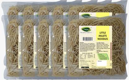THANJAI NATURAL Little Millets Noodles 180g X 10 (Processed with Natural Ingredients , No Chemicals and No Preservatives) Instant Noodles Vegetarian