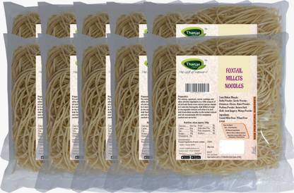 THANJAI NATURAL Foxtail Millets Noodles 180g X 10 (Processed with Natural Ingredients , No Chemicals and No Preservatives) Instant Noodles Vegetarian