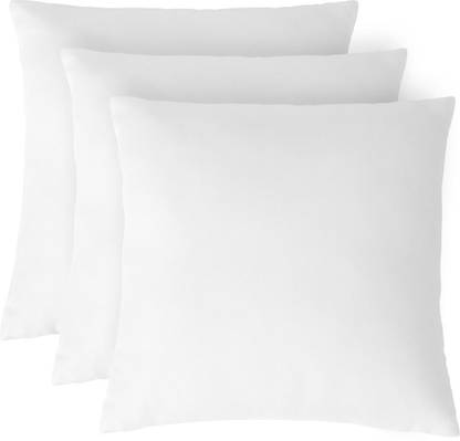SLEEPCOOL Polyester Fibre Solid Cushion Pack of 3