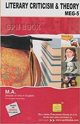 MEG5 Literary Criticism & Theory English Medium | Guide Helpbook & Question Bank Of Gully Baba Publications