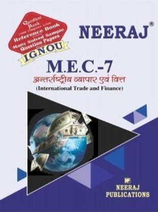 MEC7-International Trade And Finance-IGNOU Help Book Guide For MEC7 ( Hindi Medium | Neeraj Publications )