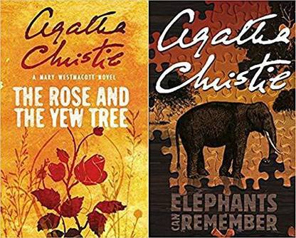 Set Of 2 Books By Agatha Christie (The Rose And The Yew Tree & Elephants Can Remember ) [Paperback] Agatha Christie