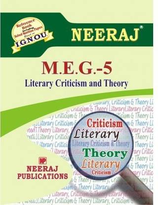 MEG-5 Literary Criticism And Theory -(IGNOU Help Book For MEG-5 In English Medium)  (NEERAJ Panel Of Experts)