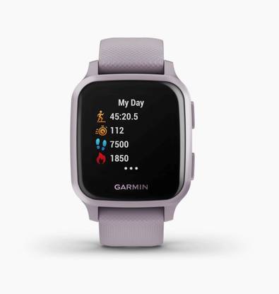 GARMIN Venu Sq,, Advanced Sleep Monitoring, Upto 6 Days of Battery, SPO2 Smartwatch