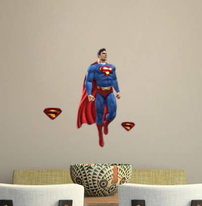 Sahaj Décor 58 cm Amazing Superman Magnetic Sticker