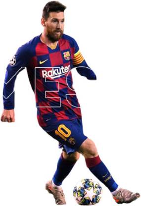 nirmal décor 43 cm Legend Football Player Messi Magnetic Sticker