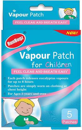 RunBugz Vapour Patch for Children, 5 Patches ( Pack of 1) Vaporizer