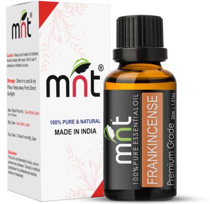 mnt Frankincense Essential Oil (30ML) 100% Pure Natural & Therapeutic Grade For Aromatherapy, Skin, Acne & Hair Growth