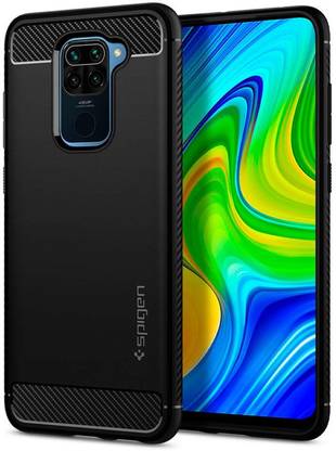 Spigen Rugged Armor Back Cover for Redmi Note 9