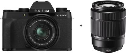 FUJIFILM X Series X-T200 Mirrorless Camera Body with 15-45 mm + 50-230 mm Dual Lens Kit