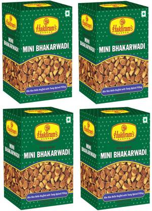 Haldiram's Mini Bhakarwadi (Pack of 4)