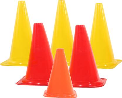 PEPUP Training Marker Cones 12 Inch (Set Of 6) Football Kit