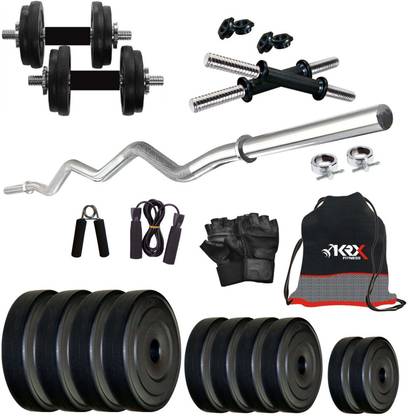 KRX 40 kg PVC COMBO 3 Home Gym Combo