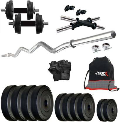 KRX 20 kg PVC COMBO 4 Home Gym Combo